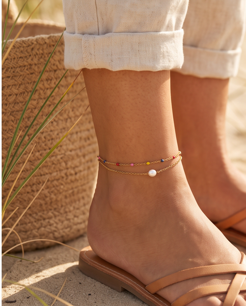 Bracelet cheville Angeline