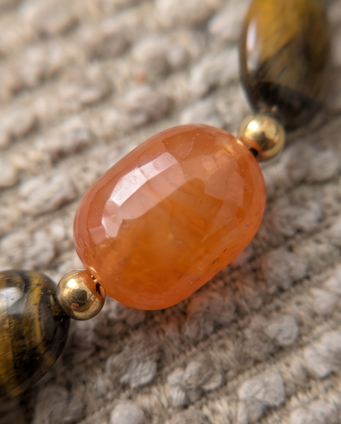 Bracelet œil de tigre 0021