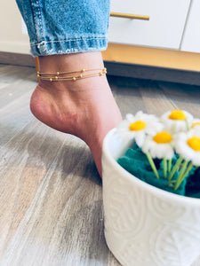 Bracelet cheville Angeline