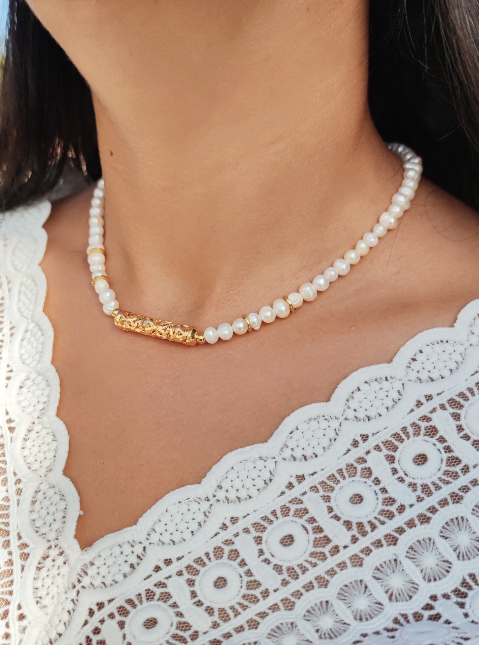 Collier Alia (blanc)